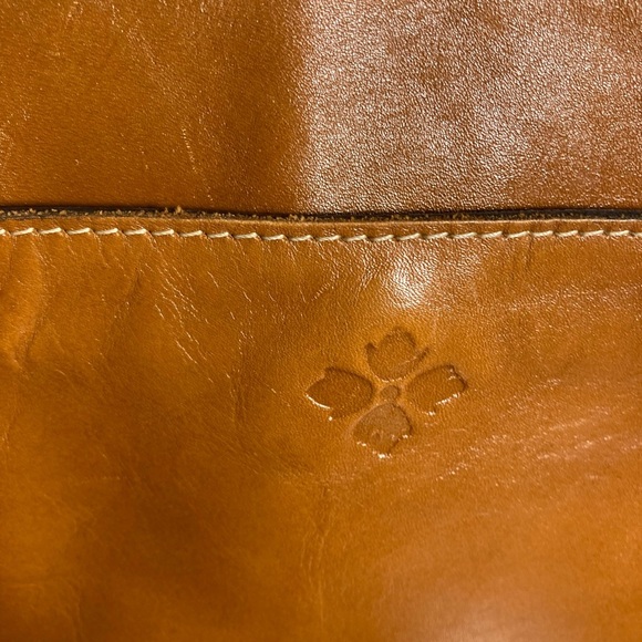 Vintage Patricia Nash Tan Leather Crossbody ShoulderBag Y2K - Picture 6 of 11